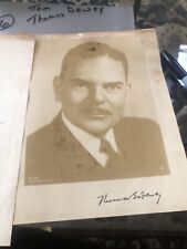 Thomas Dewey Autographed B/W Photo ￼With a corresponding letter, dated 1970 Inv6 picture