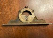 Antique Davis Level & Tool Co. Mantle Clock Type 6” Inclinometer, 1867 Patent picture