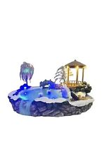 St. Nicholas Square Swan Pond  Illuminated Musical - RETIRED 2023 - NEW picture