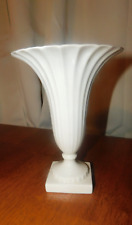 LENOX REGAL COLLECTION Fluted Pedestal Vase Ivory Porcelain 8 3/4