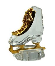 Swarovski Figurine: 183283 Gold Ice Skate | New in Box picture