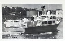 1980s Boston Hull MA Rowes Wharf Isaac Allerton Boat Transport Vtg Press Photo picture