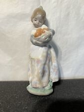 lladro figurines collectibles  Girl With Basket Of Orange picture