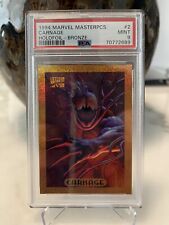 1994 Marvel Masterpieces Carnage Holofoil Bronze PSA 9 Mint👍👍🔥🔥great Quality picture