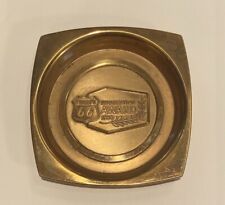 Vintage Metal Phillips 66 Suggestion Award Ashtray Coaster - 1964 Hyde Park picture