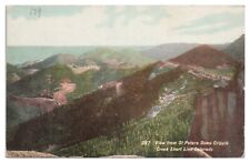 View from St Peters Dome Cripple Creek Short Line CO Vintage Postcard Unused picture