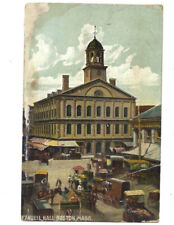 c1908 Fanueil Hall Boston Massachusetts MA Street View Reichner Bros Postcard picture