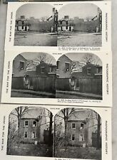 1978 Repro Stereoscopic Cards Civil War Grant's Bombardment Petersburg Va. READ picture
