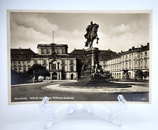 RPPC Postcard~ Palace & Kaiser Wilhelm Monument~ Mannheim, Germany picture