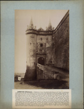 France, Grignan, Porte du Château vintage albumen print albumin print 31, picture