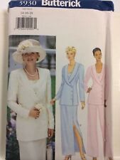 1998 Butterick 5930 VTG Sewing Pattern Women Jacket Top Skirt Pant Size 14 16 18 picture