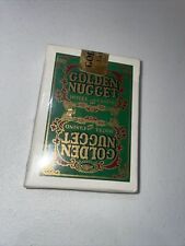 Vintage Golden Nugget playing cards Las Vegas green picture
