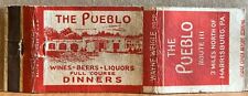 The Pueblo Harrisburg PA Pennsylvania Full Course Dinner Vintage Matchbook Cover picture