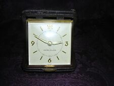 vintage westclox folding travel alarm clock, works picture
