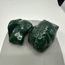 2.01 Lb Natural glossy Malachite transparent cluster rough mineral sample picture