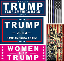 Trump 2024 Sticker, Trump Bumper Stickers 10PCS for 47Th Presidential Election,  picture