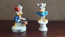 Lot  2 Disney French Porcelain miniatures / Feves (1.25'): DONALD DUCK picture