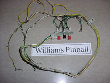 Williams 1980s Stainless Steel Coin Door Wiring Harness with Push Buttons & Plug picture