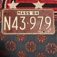 1964 Massachusetts License Plate #N43-979 picture