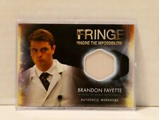 2012 Cryptozoic BRANDON FAYETTE wardrobe card M2 FRINGE Ryan McDonald NrMt picture