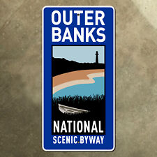 North Carolina Outer Banks Scenic Highway marker road guide sign route 12 12x24 picture