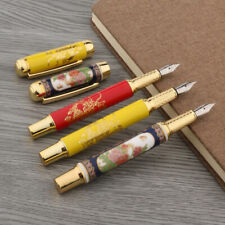 luxury High quality chinese ceramics Cloisonne golden gift ink fountain pen  picture