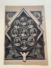 1876 Chicago White Stockings Cap Anson Al Spalding 1935 Baseball Team Picture picture