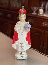 Vintage Infant Jesus of Prague Statue ,Child Christ Porcelain 6”tall picture