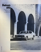 1972 Road Test Datsun 610 illustrated picture