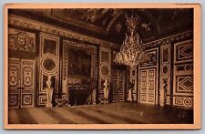 Palace Of Versailles France Historic Landmark Interior Sepia BW UNP Postcard picture
