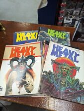 HUGE Lot of 17 HEAVY METAL ADULT ILLUSTRATED FANTASY MAGAZINE COMICS 1977 - 1982 picture