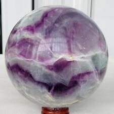 3020G Natural Fluorite ball Colorful Quartz Crystal Gemstone Healing picture