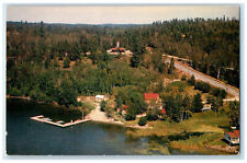 c1950's Sunset Cove Camp Modern Housekeeping Cabins Ontario Canada Postcard picture