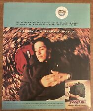 1994 Jansport Backpacks Puffer Fish Get Out While You Can 90s Print Ad picture