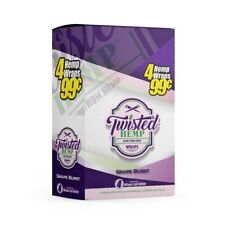 Twisted H Organic 60 High Quality Wrap 15 Pouch of 4 Wraps GRAPE BURST picture