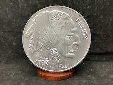 Handmade Buffalo Nickel Wooden Piggy Bank - Made In The USA picture