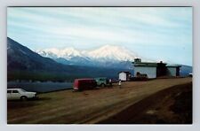 Mount McKinley AK-Alaska, Scenic View, Visitor Center Vintage Souvenir Postcard picture