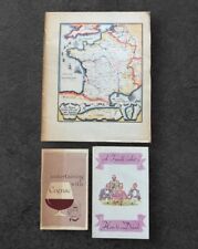 Introducing French Wines 1954 France Maps History Bordeaux Champagne + Booklets picture