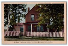 c1920's Dr. Dafoe's Residence Doctor Of The Dionne Callander Ontario CA Postcard picture