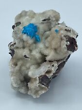 Pentagonite on Heulandite Rare Natural Mineral Specimen Home Decor Gift #BACPS07 picture