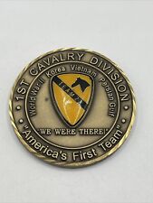 US Army 27th Support Battalion “team 27” 1st Cavalry Division Command Team Coin picture
