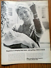 1964 Bulova Watch Ad  Happiness is Bringing Baby Home picture
