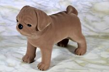 Large Pug Puppy Dog Flocked Soft Squishy Latex Vintage$ picture