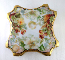 Antique Count Thun Klosterle TK Hand Painted Porcelain Trinket Box picture