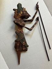 HAND CARVED WOODEN PUPPET FROM BALI picture