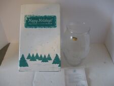 Avon 1998 President's Club Holiday Gift Vase with Pine Trees President's Club picture