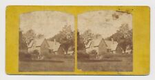 Stereoview c1860s Unidentified Building in England? Wales? picture