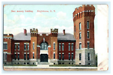 1908 New Armory Building Binghamton NY Early Posted View picture