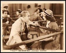 Walter Connolly + Iris Meredith in Those High Grey Walls (1939) ORIG PHOTO 439 picture