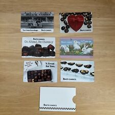 6 RARE BRAND NEW See's Candies Gift Card Sees Candy ~ COLLECTIBLE ~ ZERO Balance picture